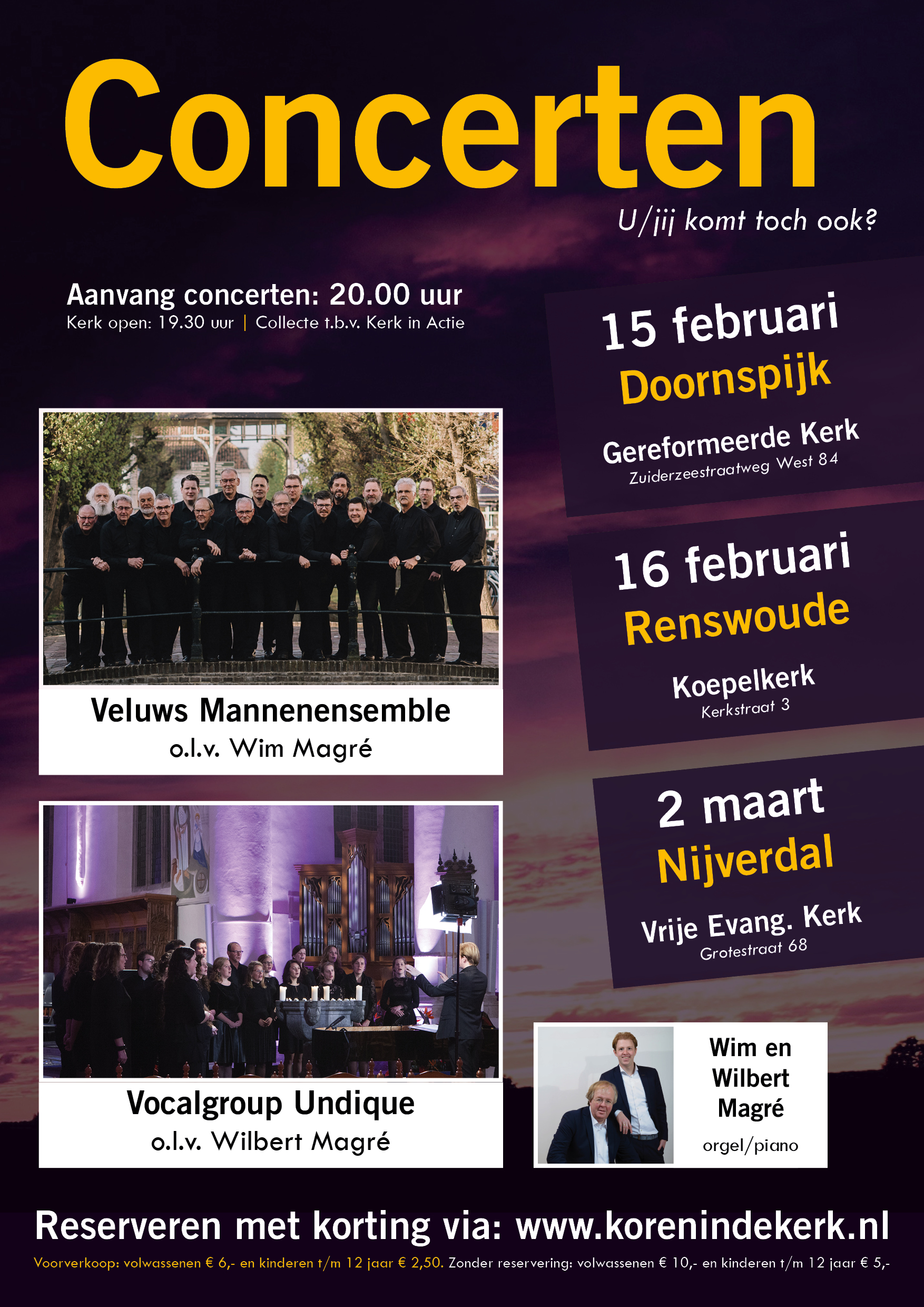 Poster tour kerk in actie 2019